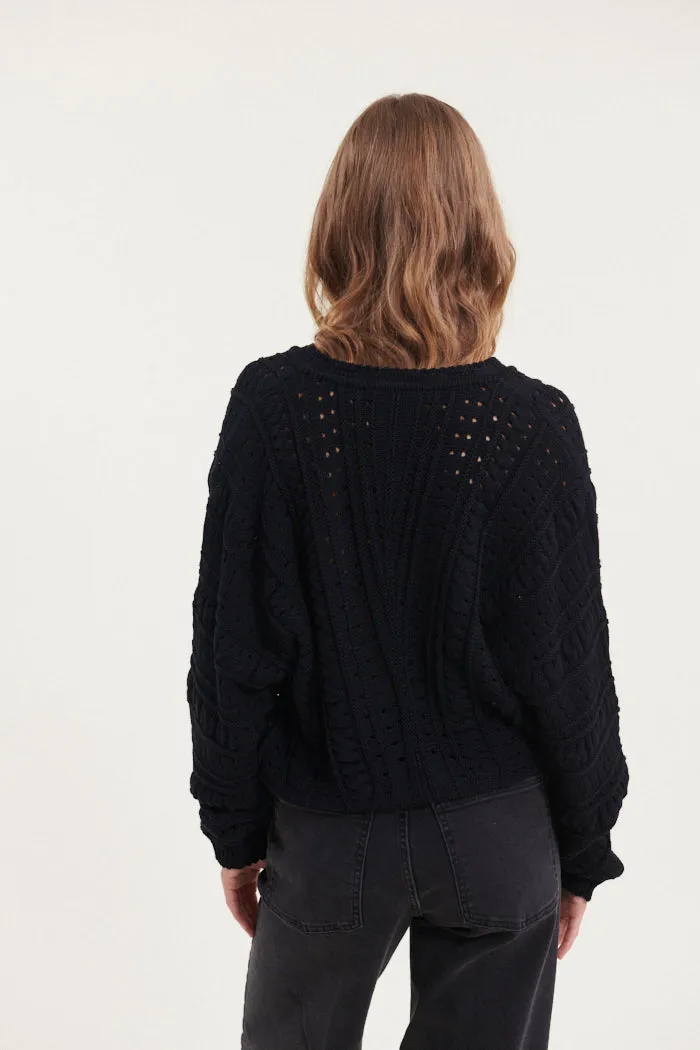Winie Cardigan - Black