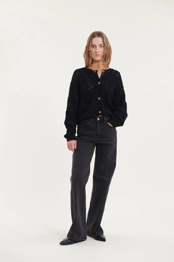 Winie Cardigan - Black