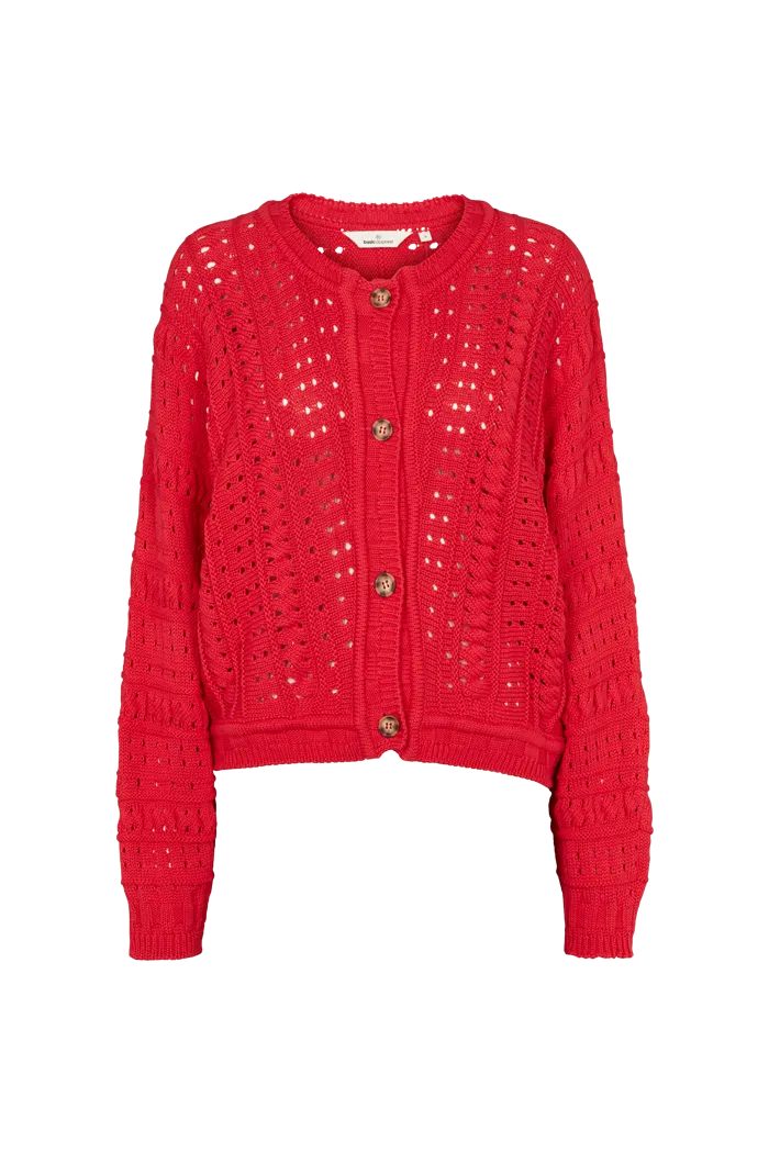 Winie Cardigan - High Risk Red