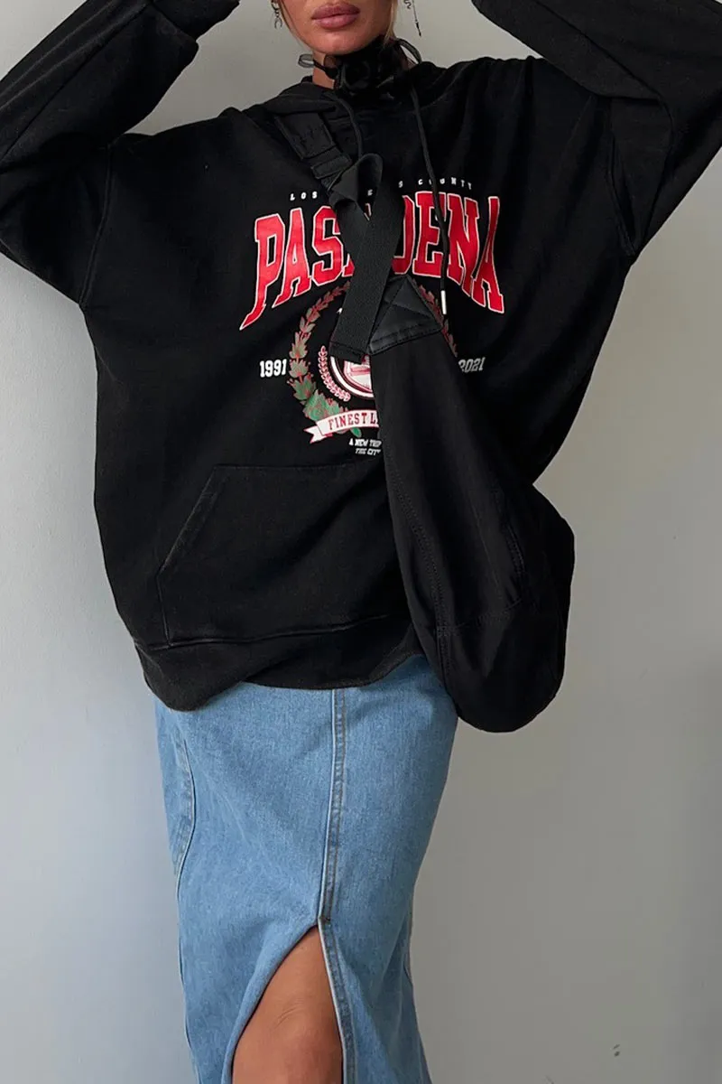 WJ0383 Oversized Hoodie Sweatshirt