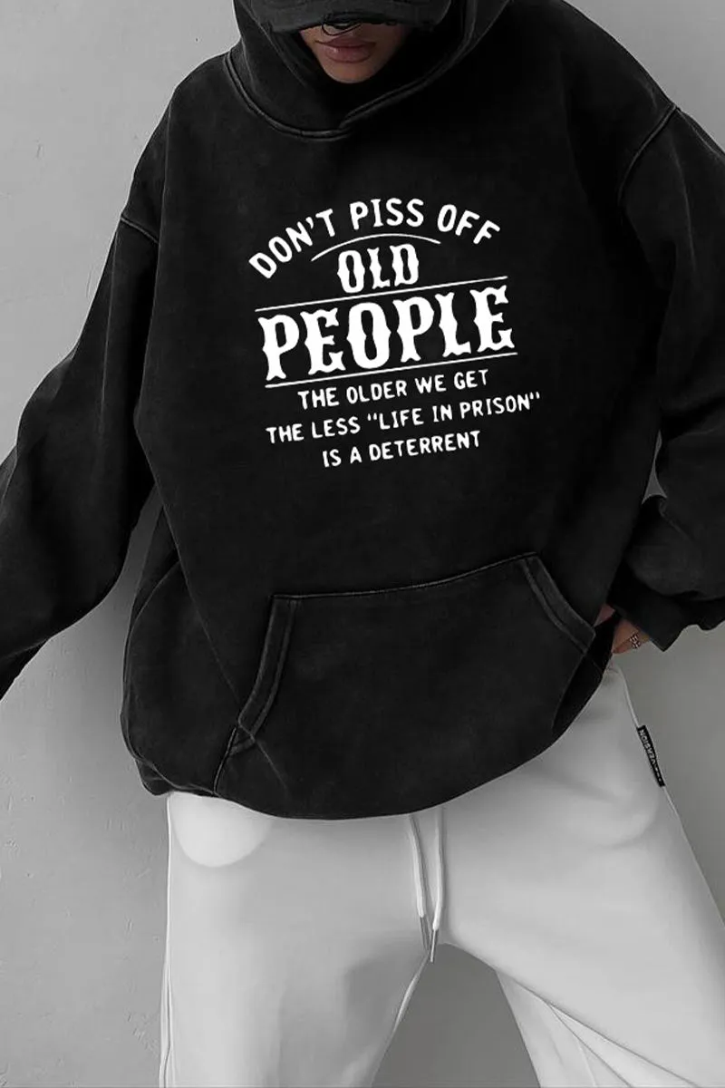 WJ0383 Oversized Hoodie Sweatshirt