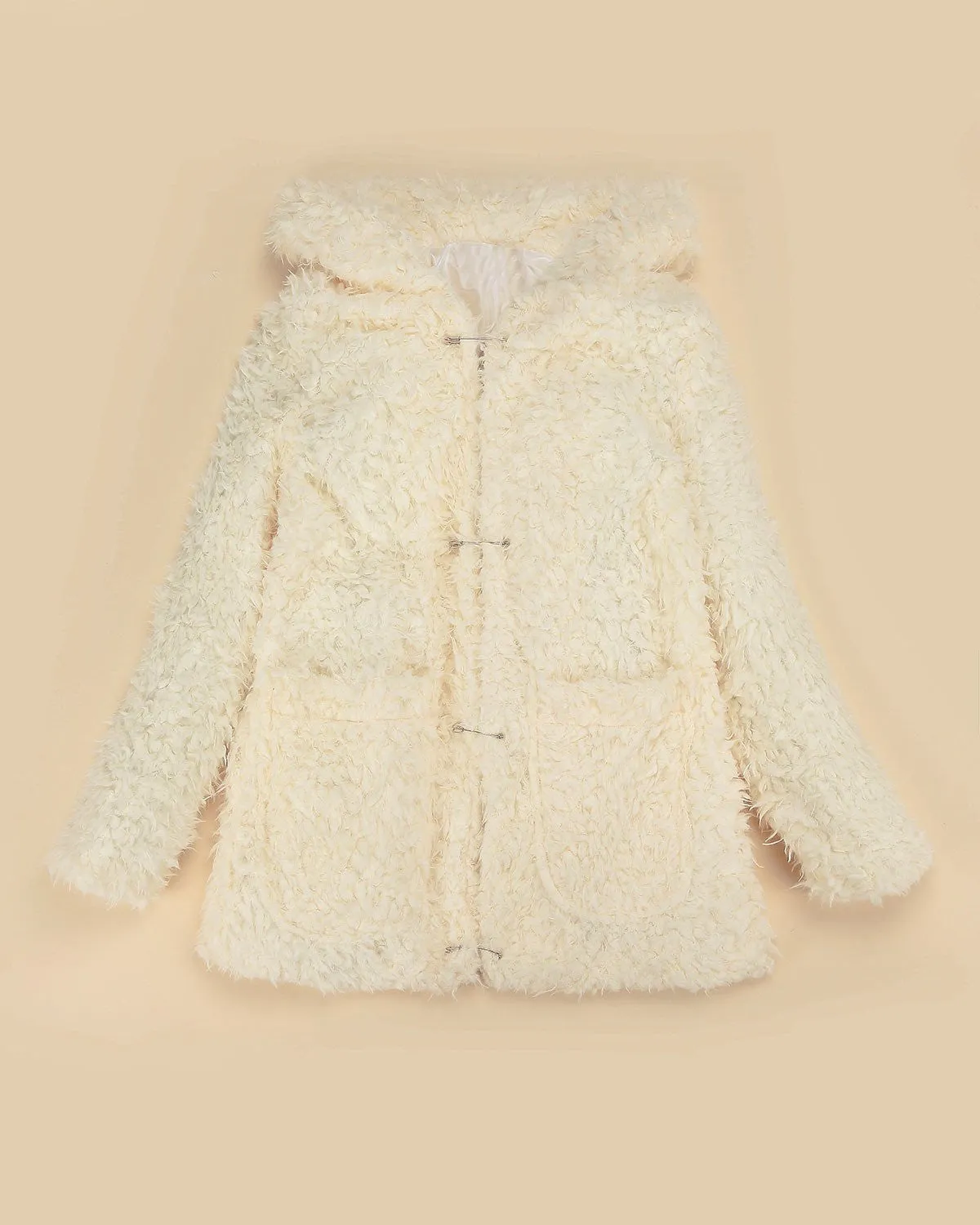 Women Thicken Fleece Coat Jacket Fashion Outerwear Hoodies Kawaii Bear Ears Hooded