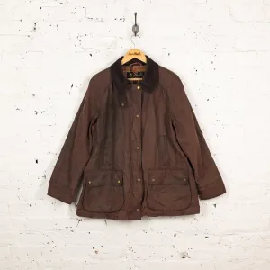 Women's Barbour Beadnell Wax Jacket - Brown - Women's XXL