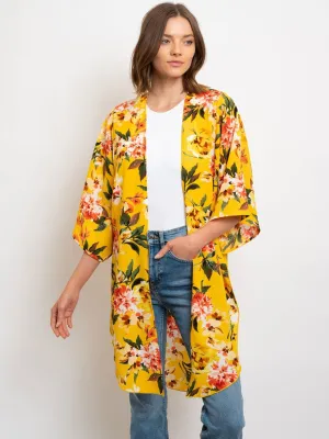 WOMEN'S KOSHIBO DOUBLE SLIT CARDIGAN