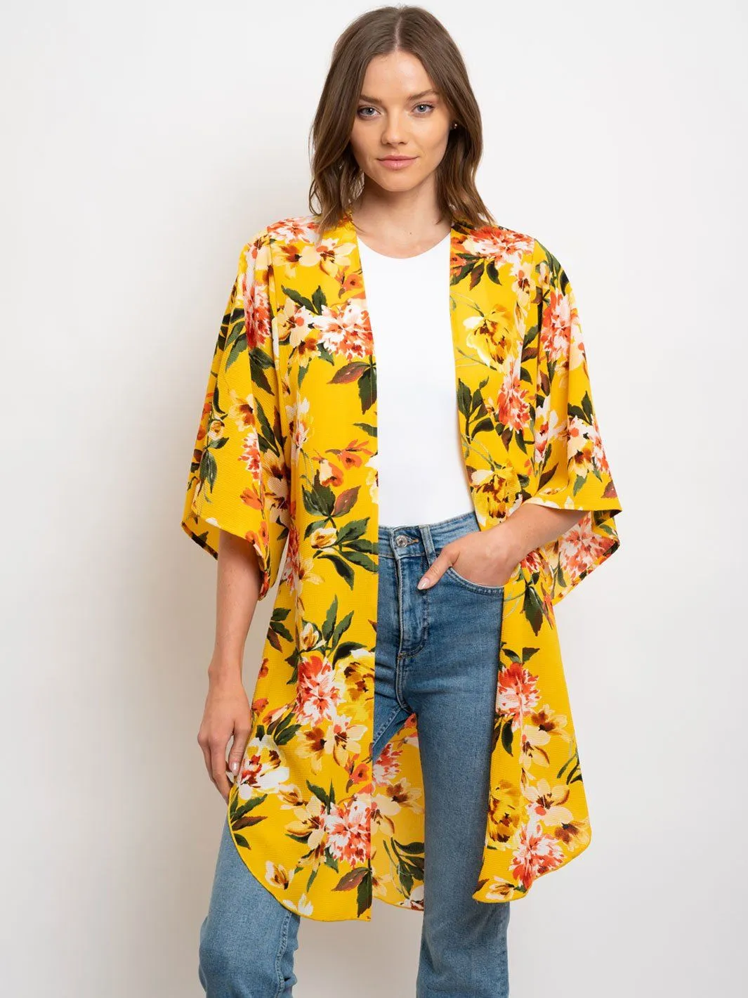 WOMEN'S KOSHIBO DOUBLE SLIT CARDIGAN