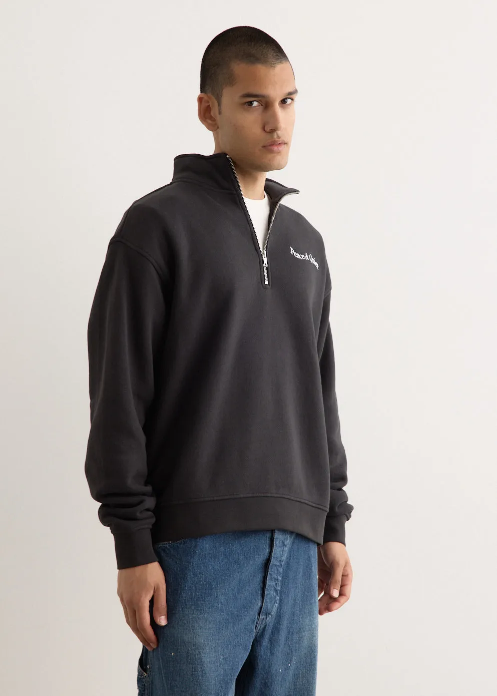 Wordmark Quarter Zip-Up