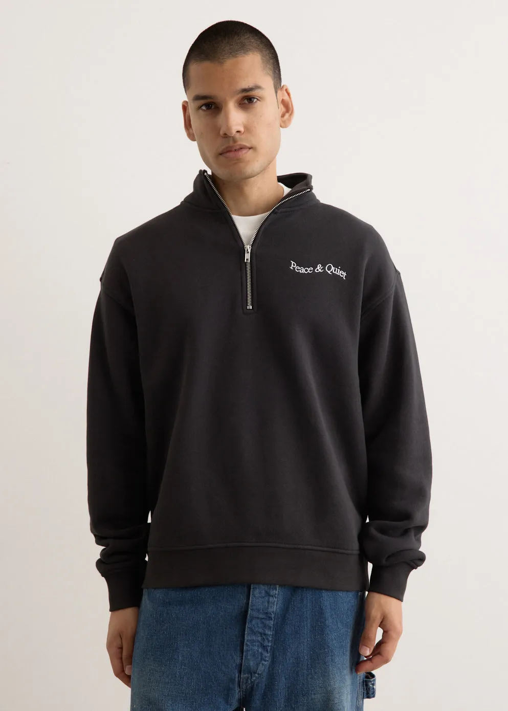 Wordmark Quarter Zip-Up