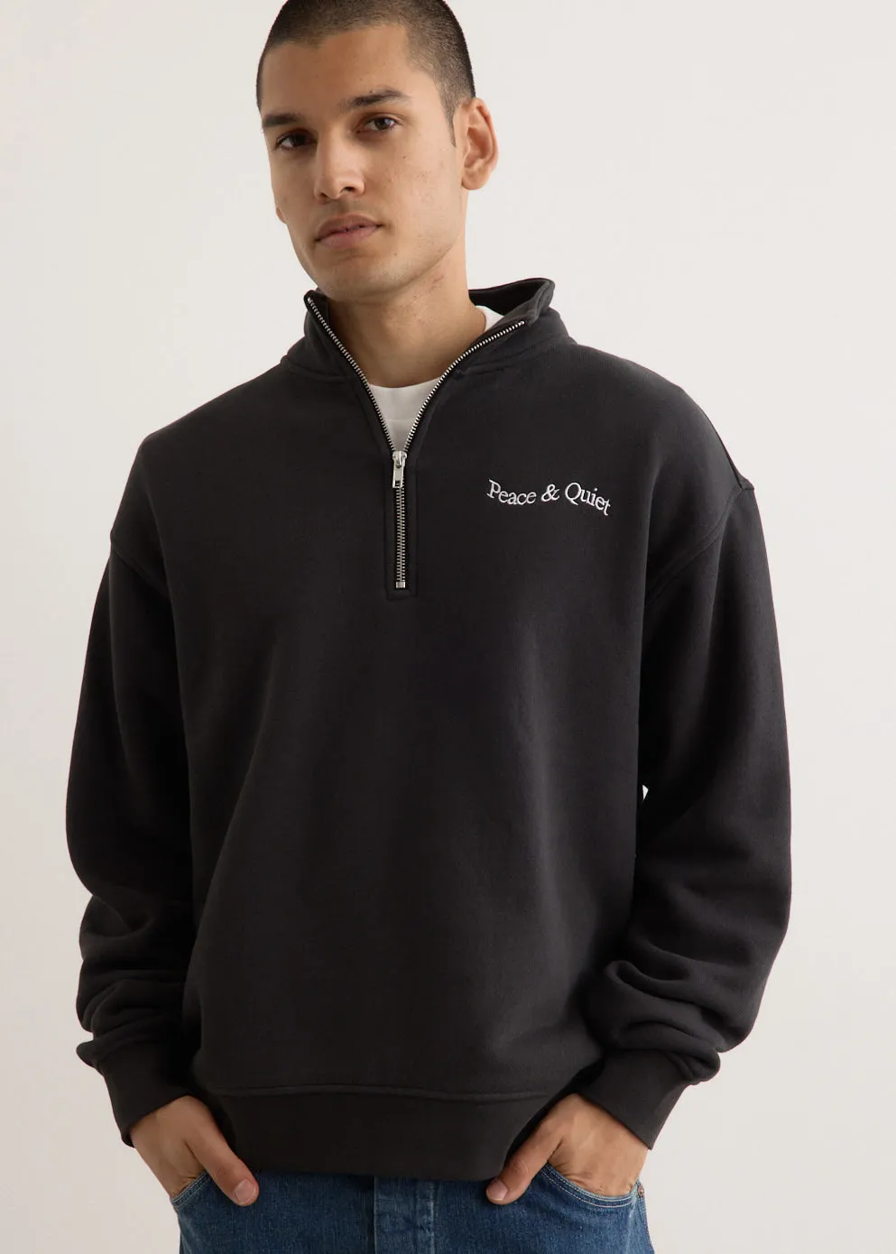 Wordmark Quarter Zip-Up