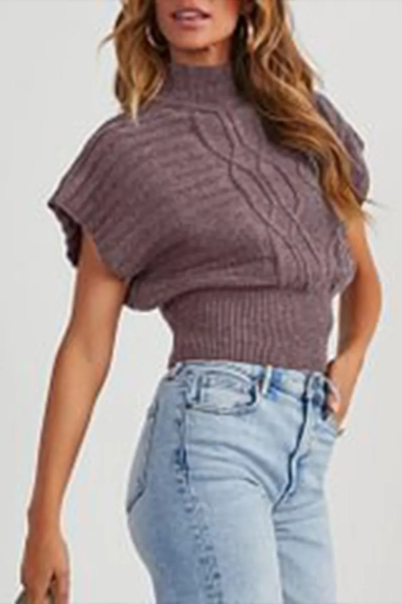 WR3265 Short Sleeve Sweater