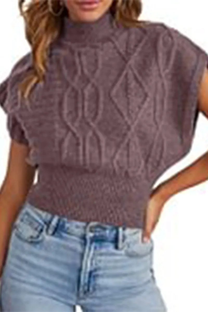 WR3265 Short Sleeve Sweater