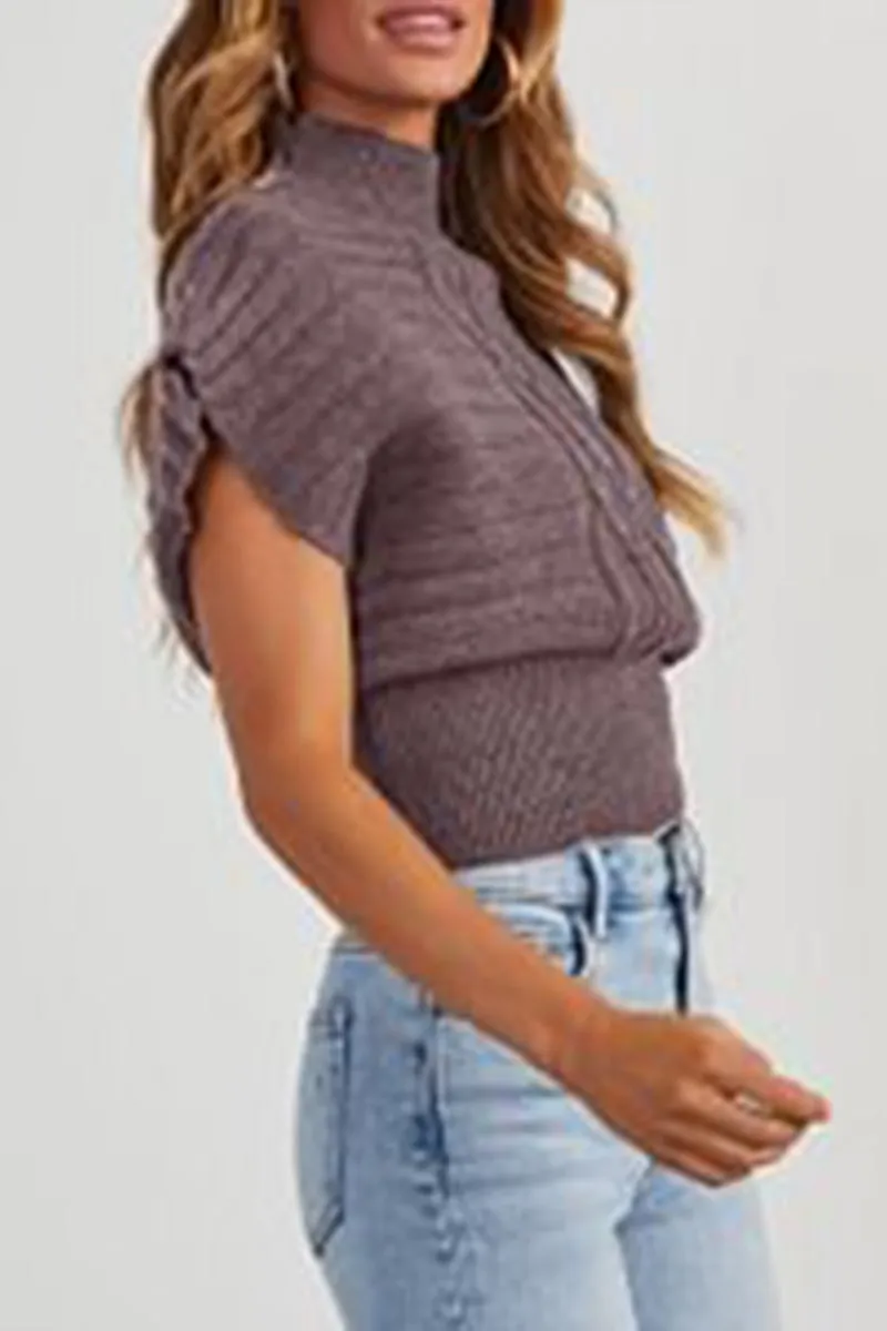 WR3265 Short Sleeve Sweater