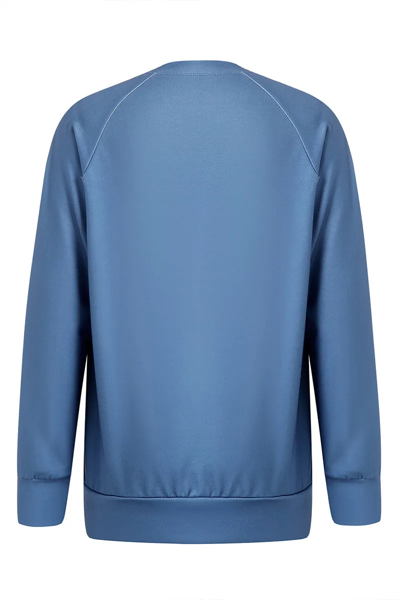 WR3398 Graphic Pullover Sweatshirt Top