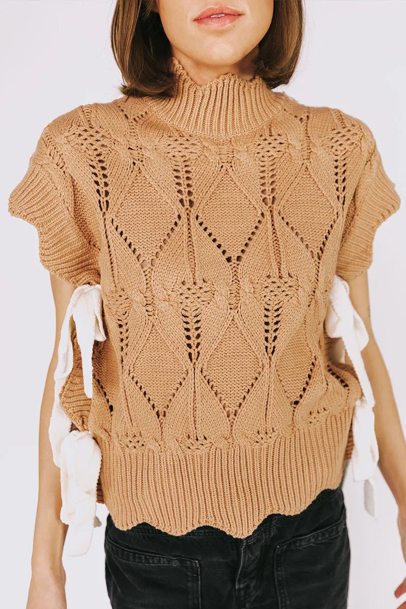 WT3078 Crochet Short Sleeve Shirt Outerwear