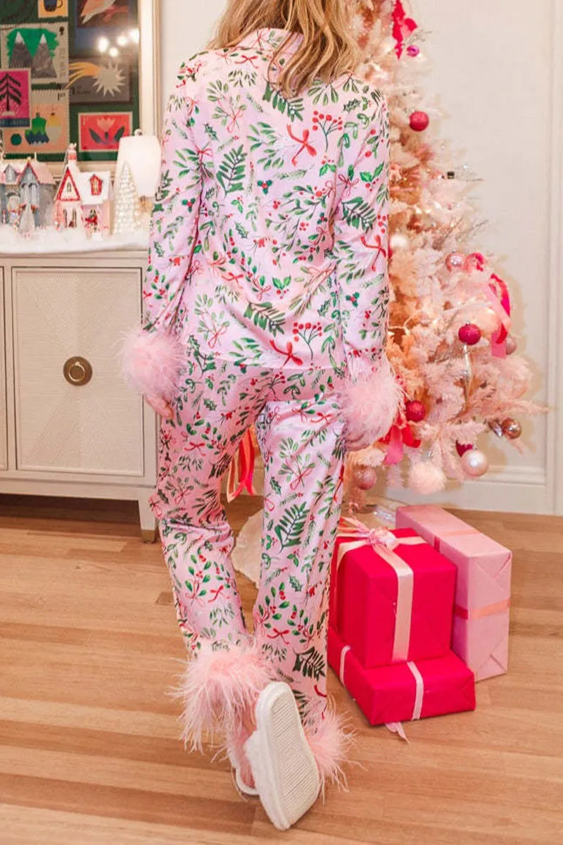 XK0268 Floral Pajamas Set