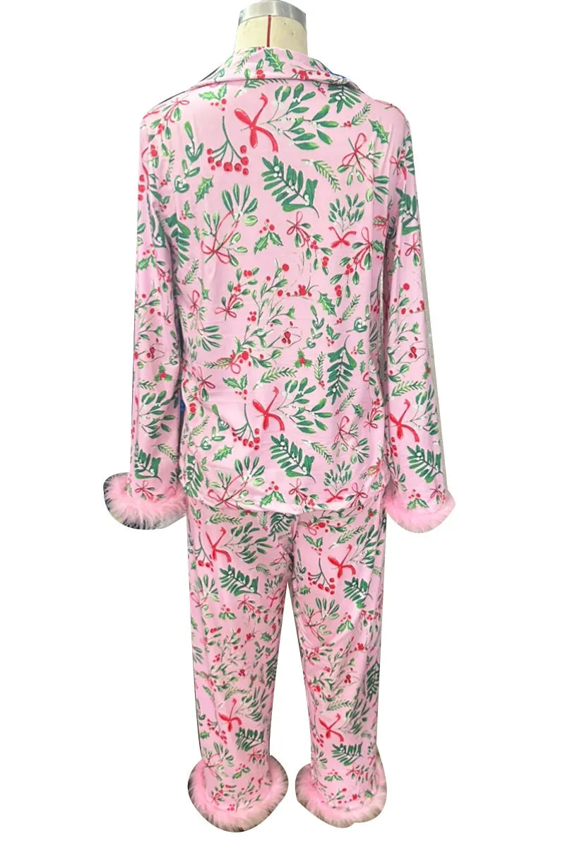 XK0268 Floral Pajamas Set