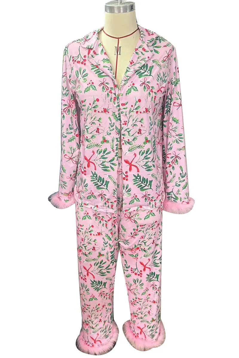 XK0268 Floral Pajamas Set