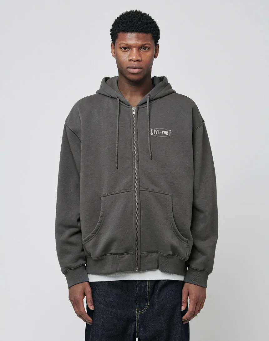 Y Cross Hooded Zip