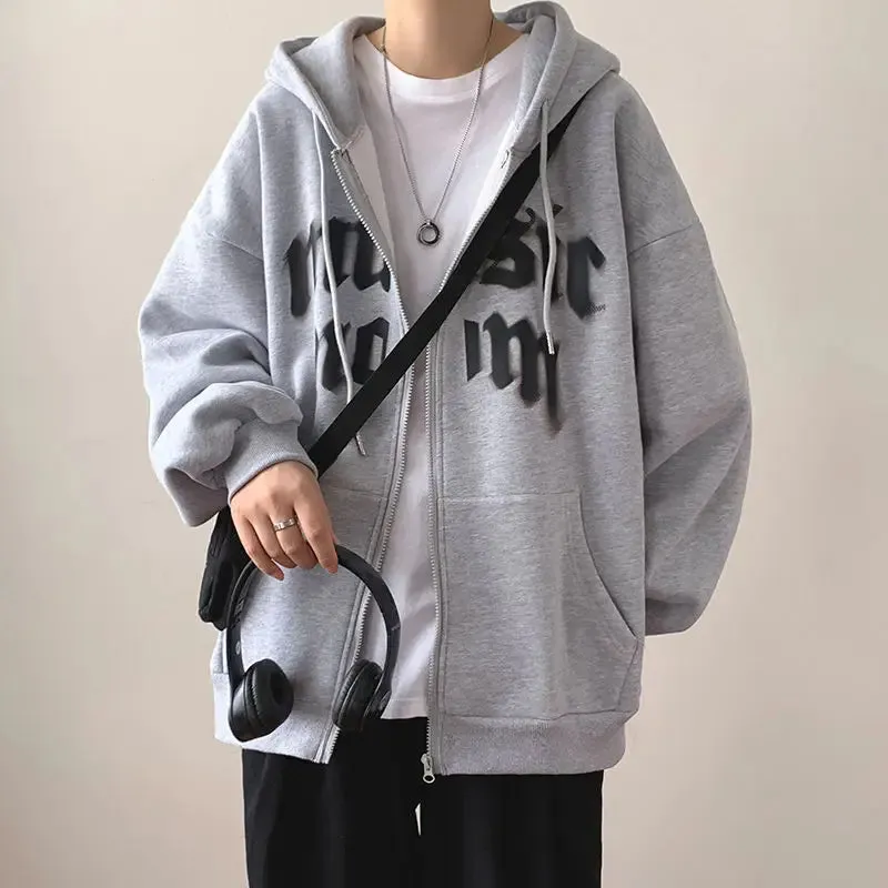 Y2K Rhinestone Cobweb Zip Up Oversized Sweatshirt 2022 Autumn Goth Hoodie Men Women Grunge Hooded Jacket Streetwear Y2K Clothing