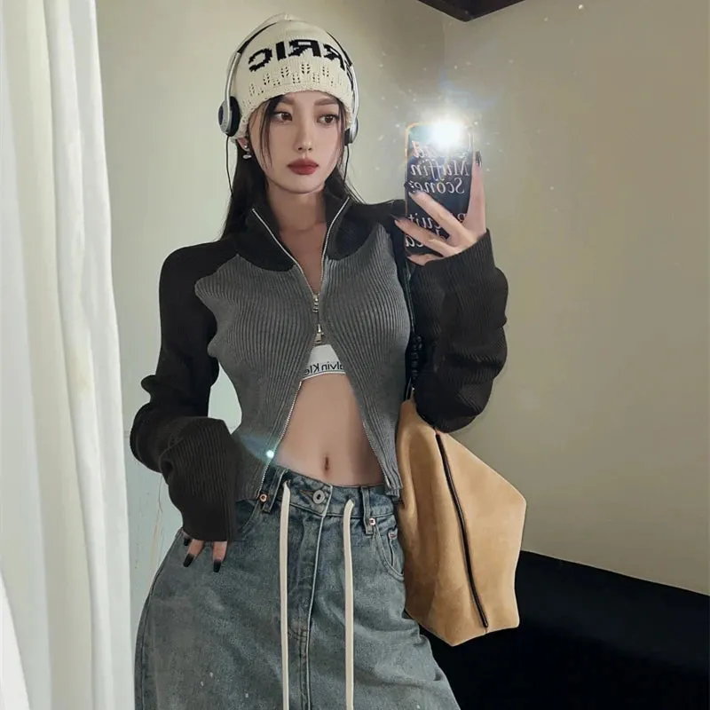 Y2K Turtleneck Cardigan