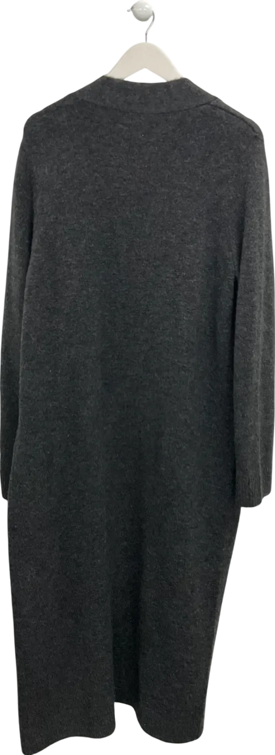 ZARA Grey Longline Cardigan UK M