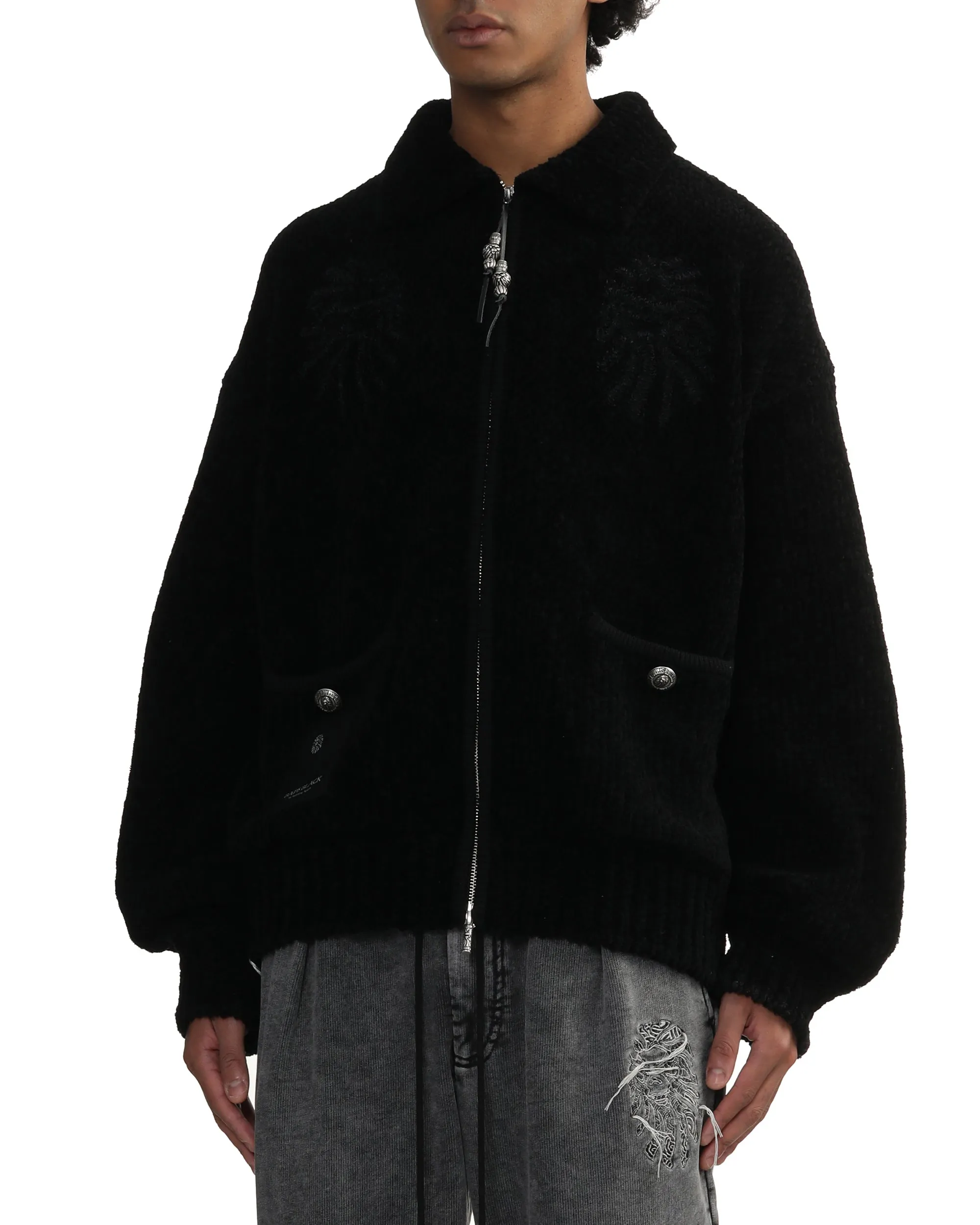Zipped cardigan